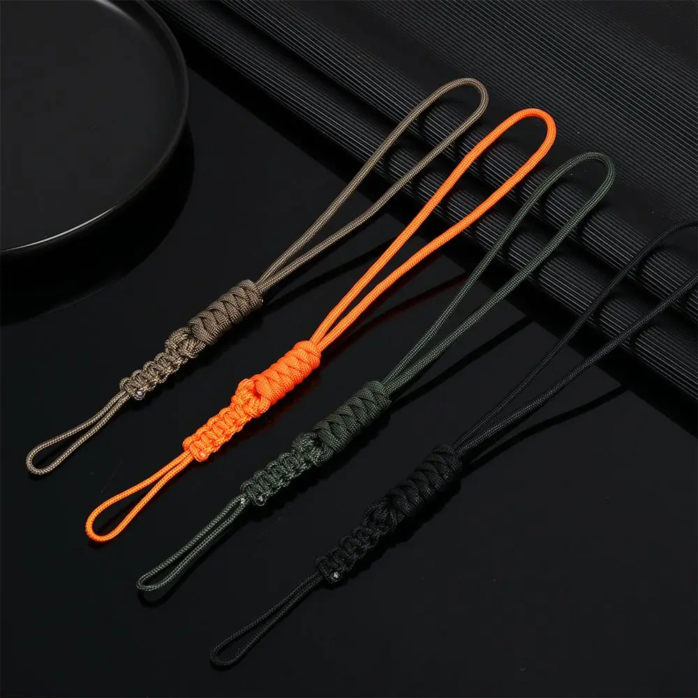 Mochila de supervivencia de emergencia de alta resistencia, llavero de Paracord de 4 estilos, cuerda colgante, llavero de cámara, cordón antipérdida - imagen 4