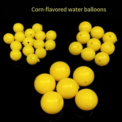 30 unids/bolsa carpa de maíz flotante suave Señuelos de Pesca 8 10 14mm olor Artificial cebos redondos flotabilidad bola TPR señuelo Swimbait
