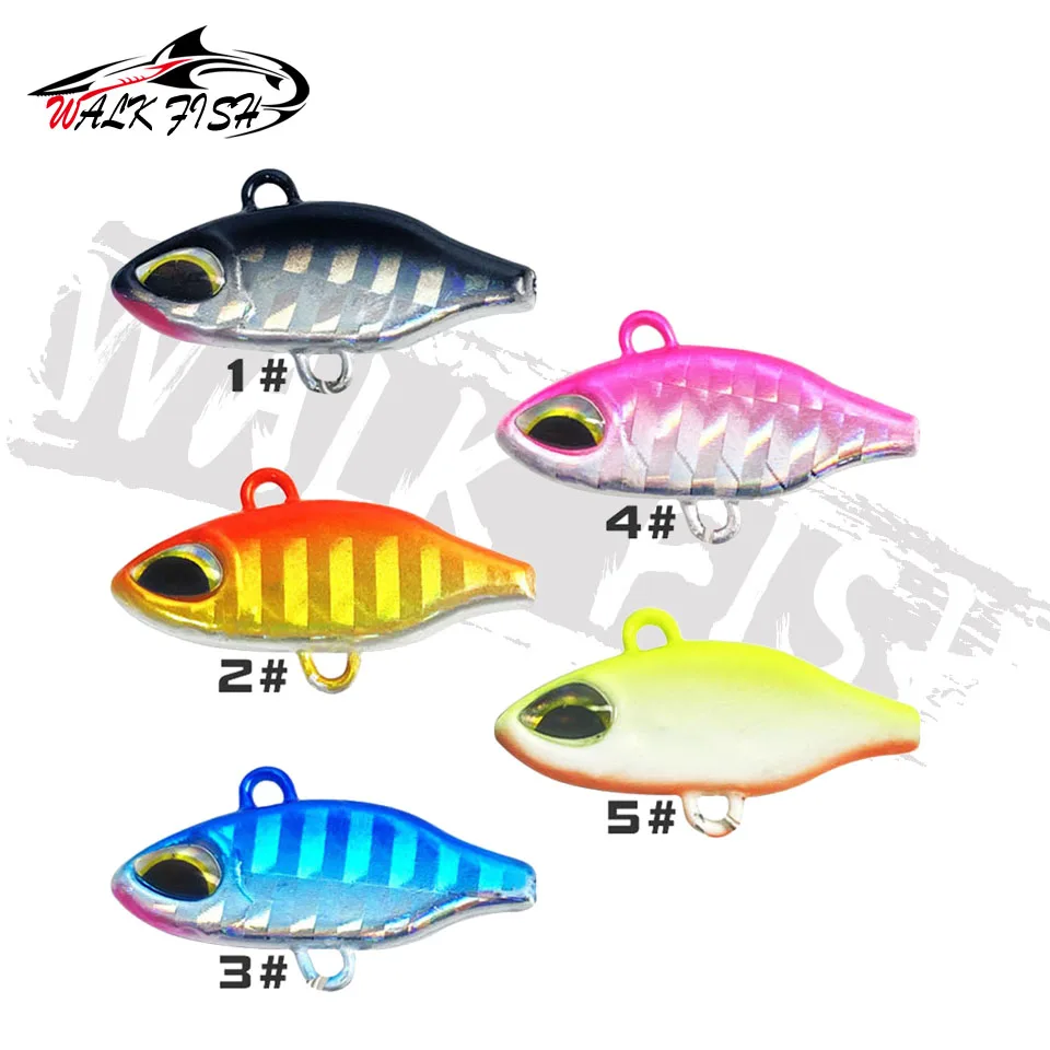 WALK FISH-Cebo giratorio de tiro largo VIB, cebo giratorio de 9/12/15g, cuchara de cola giratoria, señuelo de Pesca, plantilla de Tractor, cebos duros de Pesca - imagen 5