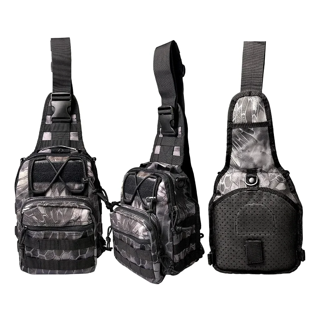 Bolsa de equipo de poste de carrete de caña de pescar plegable portátil, impermeable, deportes al aire libre, mochila multifuncional de gran capacidad, bolsa de aparejos - imagen 5