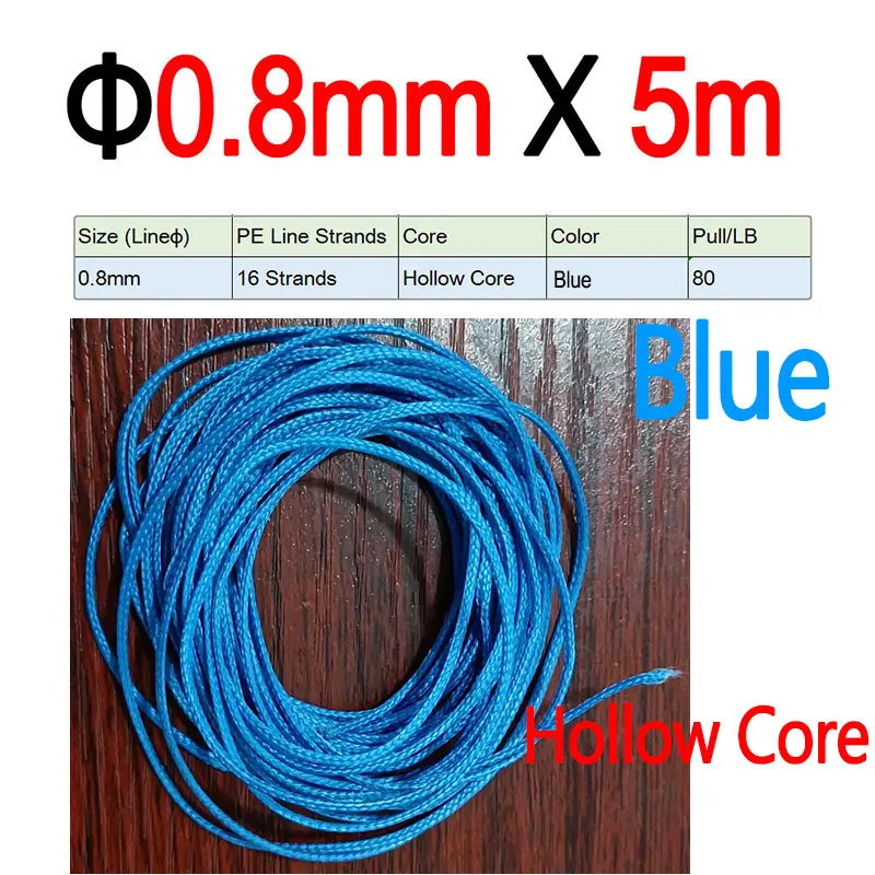 0.8mm X 5m Blue