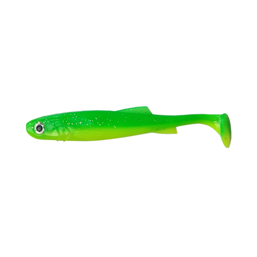 Señuelos blandos para pesca, 5 uds., 7,5 cm/10cm/12,5 cm, TEXAS RIG, sábalo de silicona, gusano, Swimbaits, Zander, lubina, trucha, Lucio, Leurre Souple - imagen 4