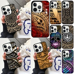 Funda iPhone con tatuaje tribal maorí para pesca visual