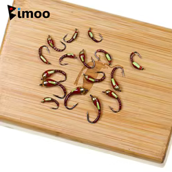 Bimoo Cabezal de Cuentas Latón Peacock – Head para Ninfa Midge Trucha