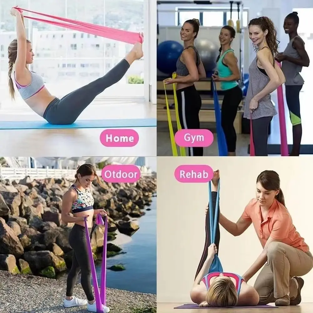 Bandas de Resistencia TPE para Yoga y Gimnasio – Alta Elasticidad - imagen 5