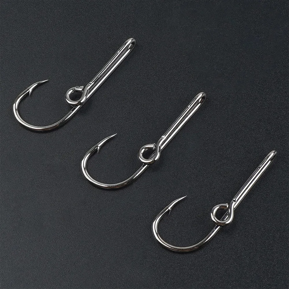 30 Uds. Anzuelos de pesca con Clip para sombrero, alfileres para sombrero, gancho de acero dorado/negro con alto contenido de carbono para sombrero, corbata, sombrero, anzuelos de pesca - imagen 5
