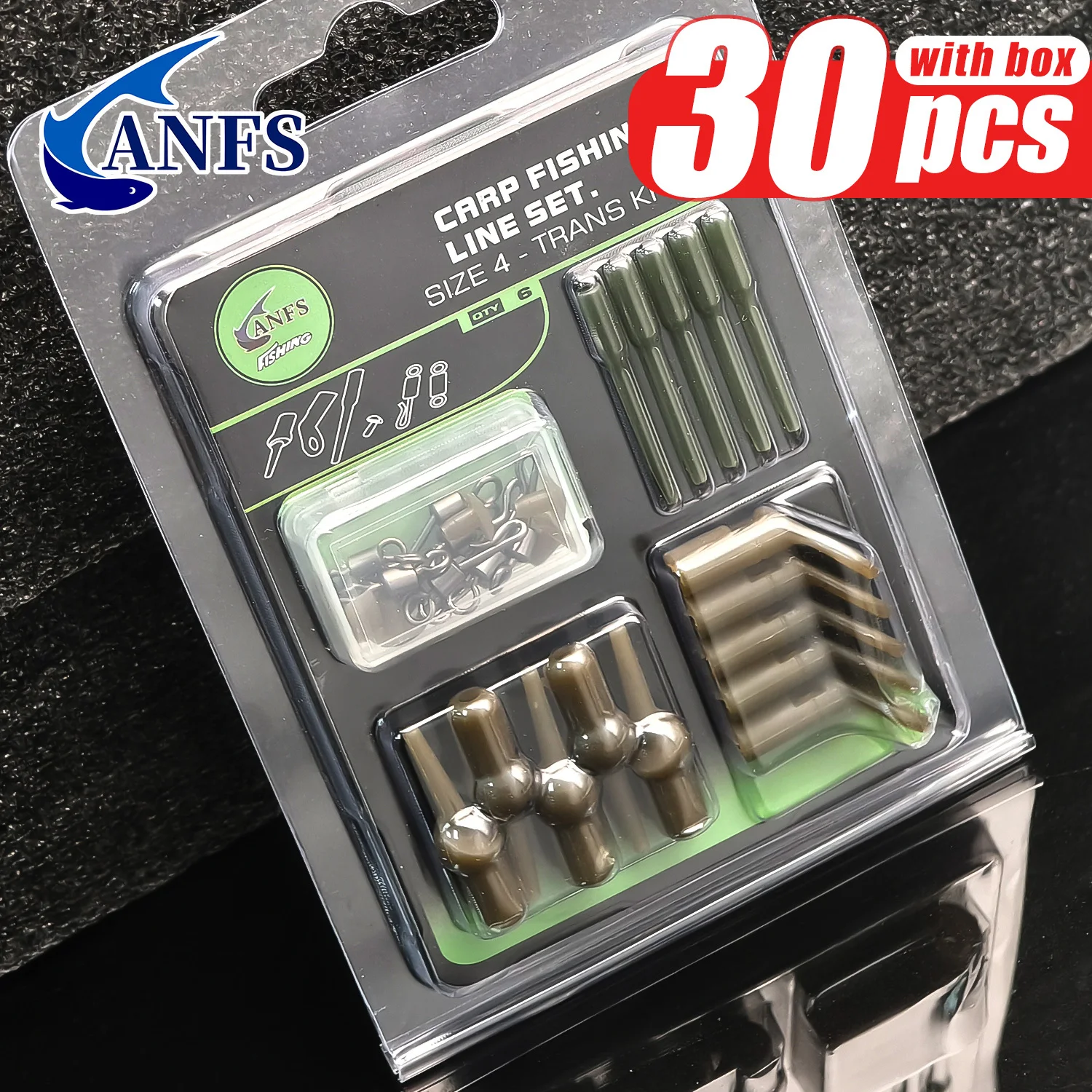 Kit Accesorios Carpa – Giratorios, clips y terminales antienredos - imagen 3