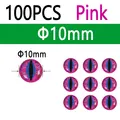 100pcs Pink 10mm