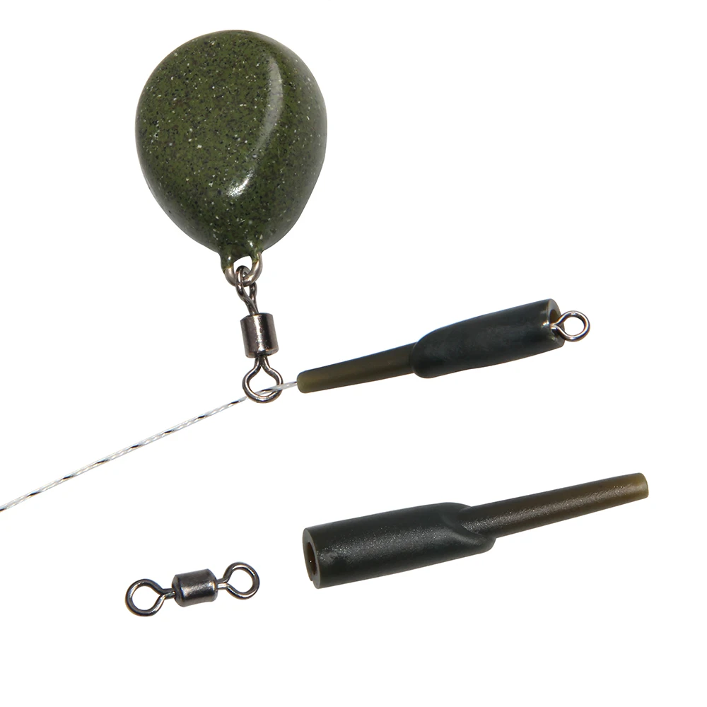 Aparejos de pesca de carpa de 70 piezas, accesorios de aparejos terminales, broches giratorios de cambio rápido, anillos de aparejo de carrera, cuentas de goma, Clips giratorios - imagen 4