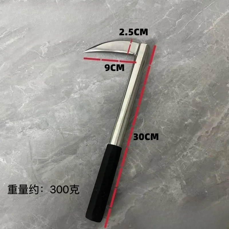 Picador de hielo de acero inoxidable, herramienta de pesca en hielo de 30cm/11,81 pulgadas, picador de hielo de alta resistencia, equipo de pesca de invierno, 1 ud. - imagen 2