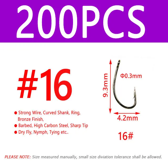 200PCS Size 16