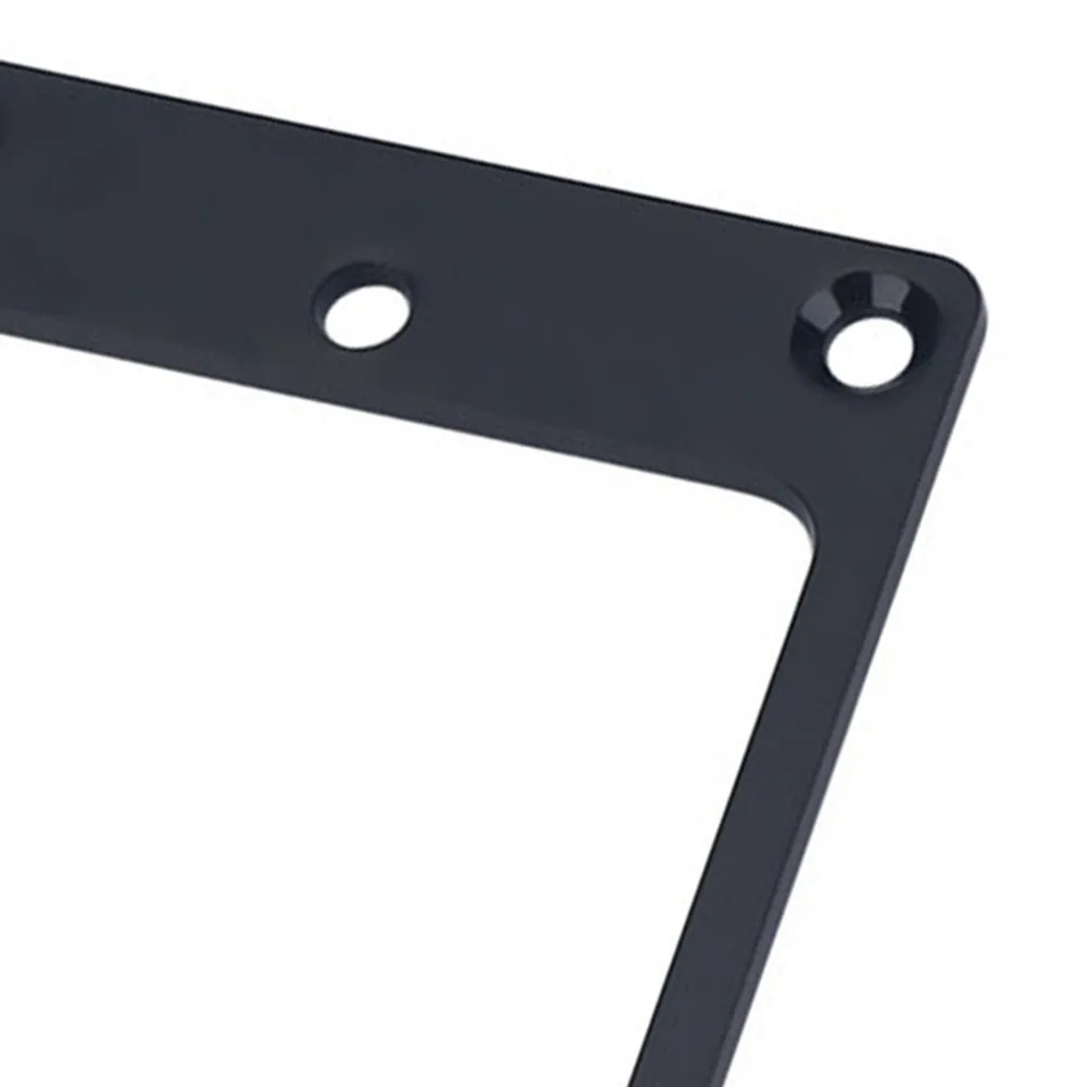 ​ 2 piezas planas de aleación de aluminio. ​ Humbucker Pickup Frame Humbucker con tornillos ​ Anillo para pastilla de guitarra eléctrica plateado, negro, dorado