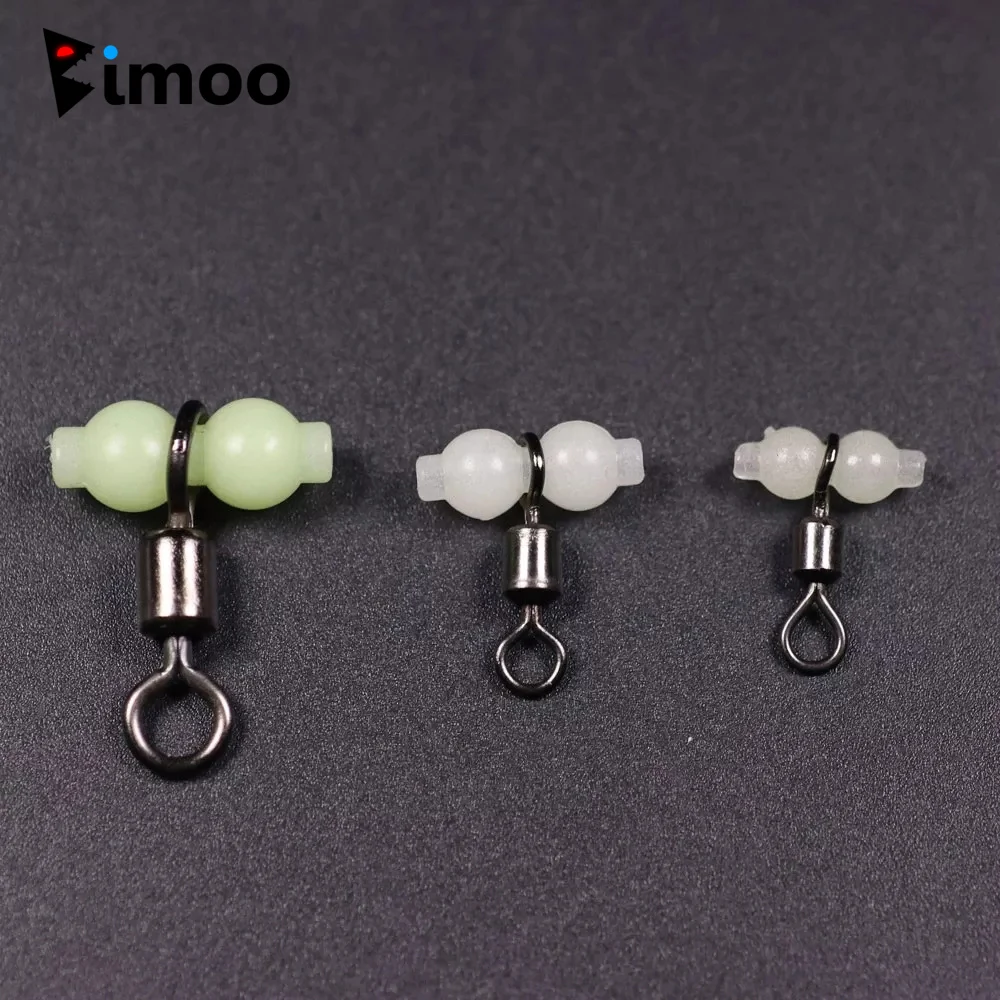 Cuentas luminosas de línea cruzada, accesorio giratorio de pesca de 3 vías, barril de pesca, anzuelo, aparejos de conexión, venta al por mayor - imagen 2