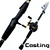 cast rod left reel