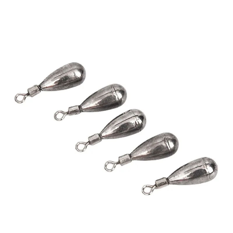 Pesas de Pesca de acero de tungsteno, plomos de peso, colgante de gota libre de gotitas, 20 unidades - imagen 5