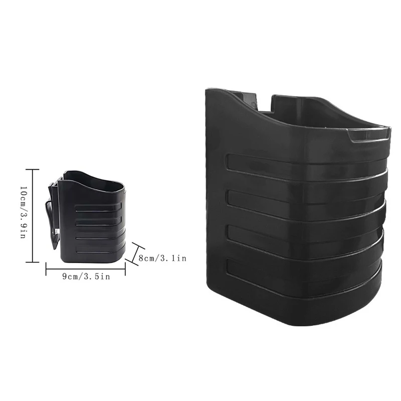 JSFUN-caja de pesca con soporte para barril, caja de pesca desmontable, soporte de exhibición para caña, diseño a presión portátil ajustable, accesorios para exteriores - imagen 5