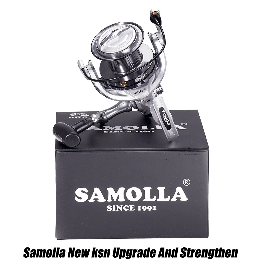 Carrete de pesca giratorio 12 + 1BB de alta velocidad 4,6: 1 25KG arrastre máximo barco de mar bobina de pescado Trolling Surf cuchara de Metal grande Moulinet Peche - imagen 5