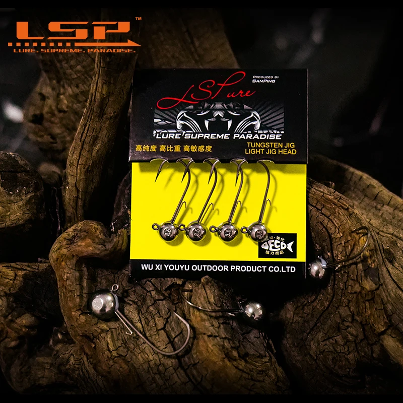 Anzuelo de Pesca con cabeza de anzuelo LSP, 1,8g, 2,7g, 3,5g, 5,3g, 7g, 10,5g, anzuelo de púas, Kit de accesorios para aparejos de Pesca - imagen 4