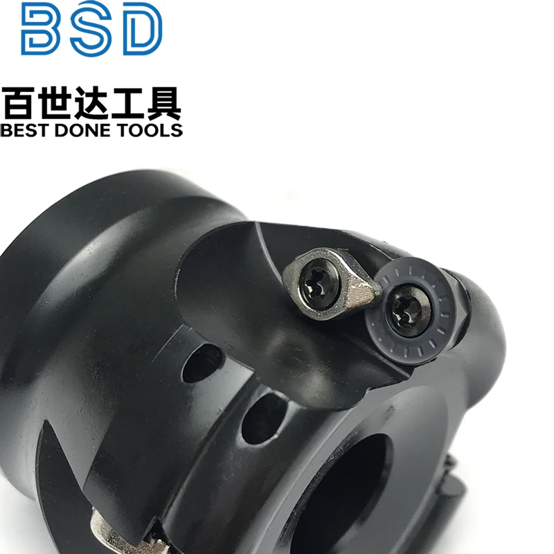 Cabezal de fresado EMR 6R63-22-4T Cabezal de fresado EMR 6R 50 63 80 100 Soporte de cortador de fresado facial indexable para insertos de arco RPMT1204 - imagen 2