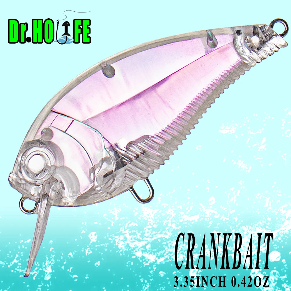 Dr.Holife Crankbait Sin Pintar 8,5cm 12g Flotante – Señuelo DIY - imagen 5