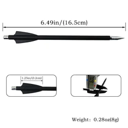 Flechas de pluma 6mm para caza – Tiro con arco y tirachinas