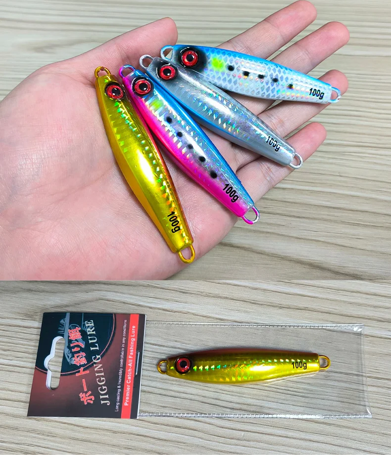 Jigfish atrae colorido y duradero para aventuras de pesca