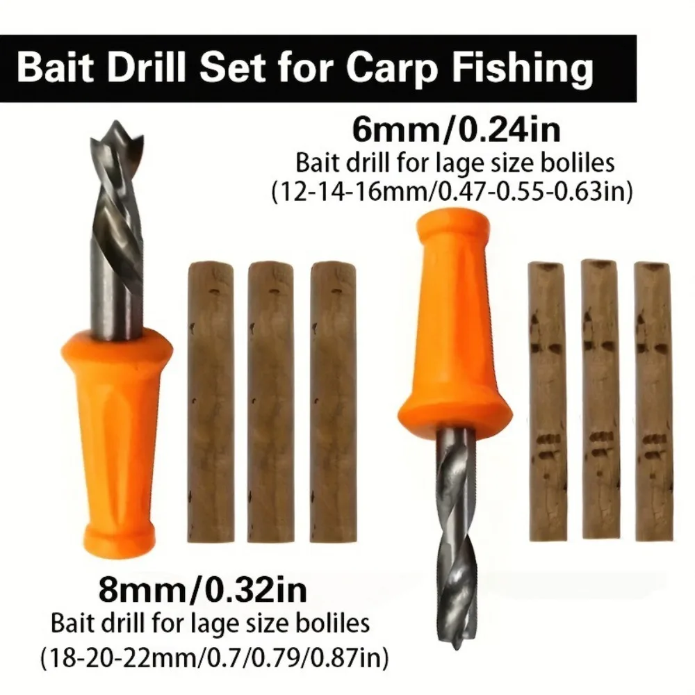 2025 accesorios cebo taladro Chod pelo Boillies carpa pesca señuelo Material Ronnie Rig cebo parada cuenta aparejos de pesca