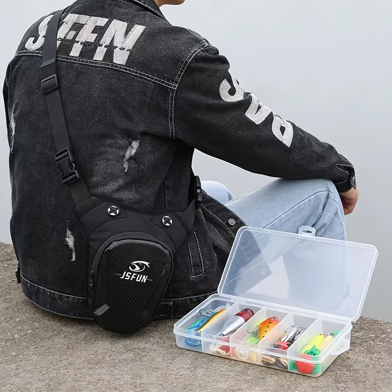 Kit de Señuelos de Pesca con Bolsa de Cintura – Anzuelos y Accesorios - imagen 3
