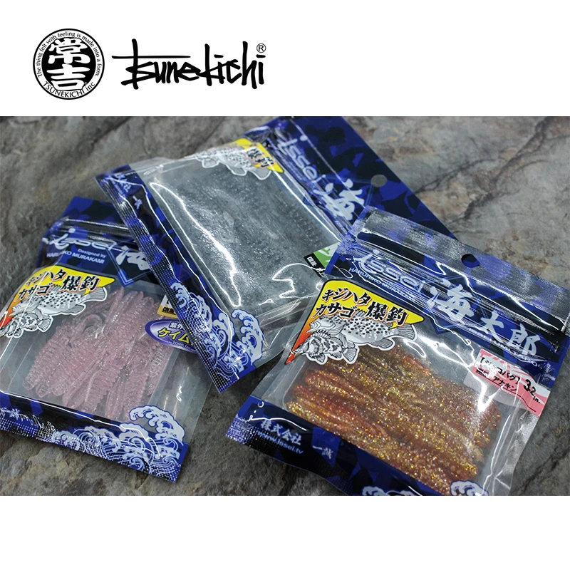 Cebo de pesca tipo Camarón, cebo suave, 100% original, hecho en Japón, sunekichi bibibibi Bug, 2,6/3,2/4,0 pulgadas - imagen 3