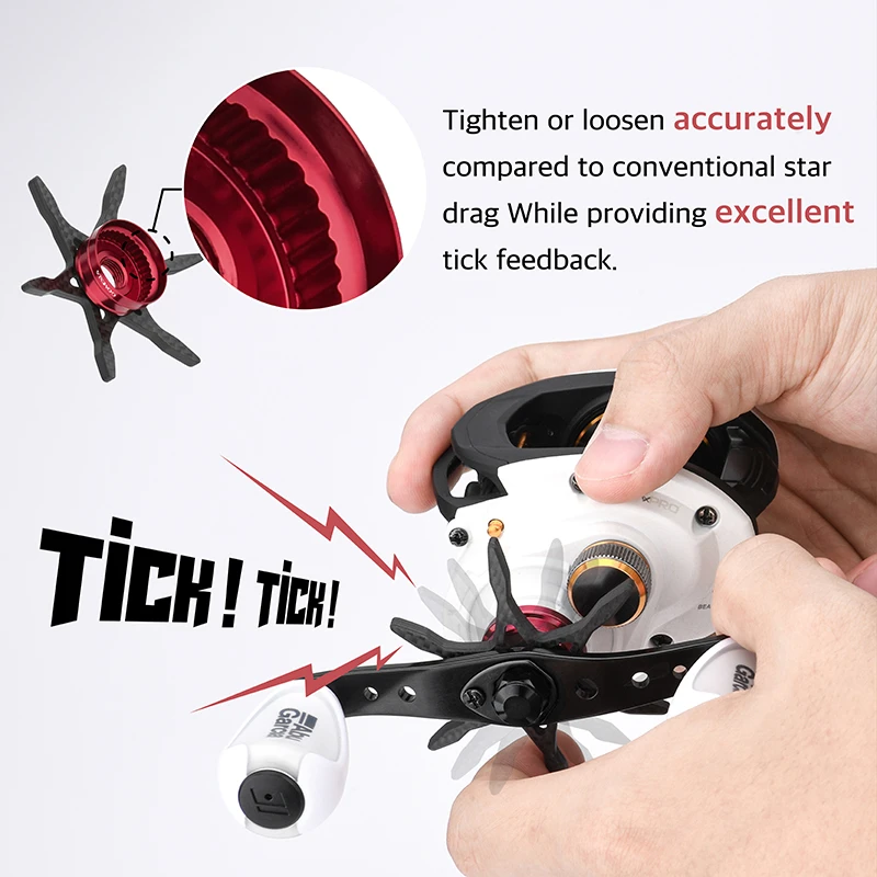 Gomexus-carrete de pesca Star Drag para Abu Garcia, accesorio para Baitcasting, Pro Max Beast Black Max Revo, ST - imagen 2