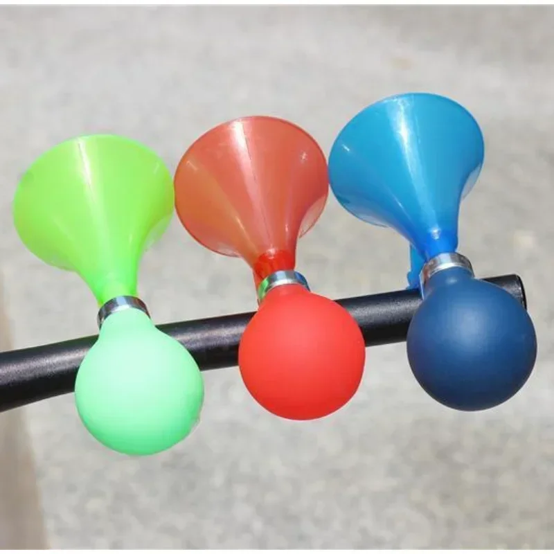 Bocina de aire para bicicleta para niños, 1 unidad, anillo colorido para ciclismo, alarma para chico, niño y niña, manillar de plástico, campana, herramienta de accesorios para bicicleta y patinete - imagen 3