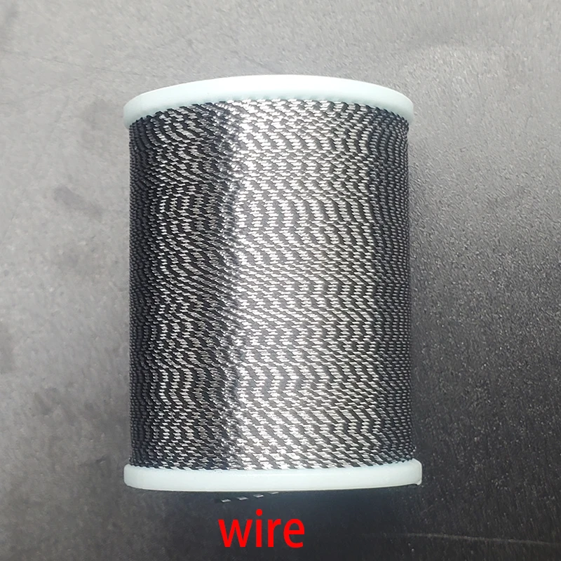 TAKEDO 15 unids/set 100 yardas B carrete Nylon metálico NCP hilo guía anillo hilo de bobinado DIY varilla construcción reparación línea de envoltura - imagen 5