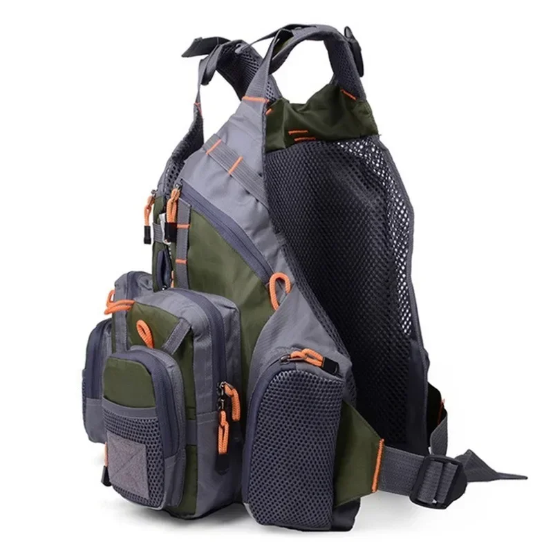 Chaleco de pesca ajustable, chaleco salvavidas transpirable con múltiples bolsillos, natación al aire libre, pesca, chaleco deportivo de seguridad multifunción - imagen 4