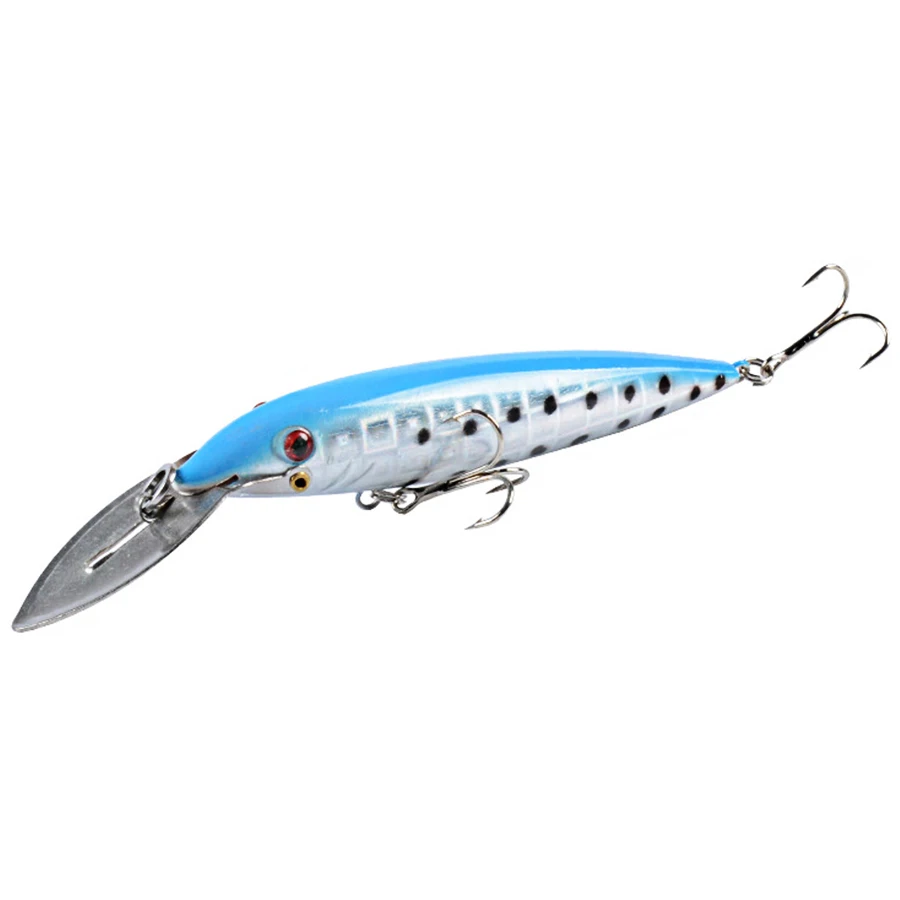 Jerkbait de buceo profundo Minnow Crankbaits, aparejos de señuelo de pesca, cebos duros, Wobblers artificiales para curricán, accesorios de pesca de Lucio - imagen 3
