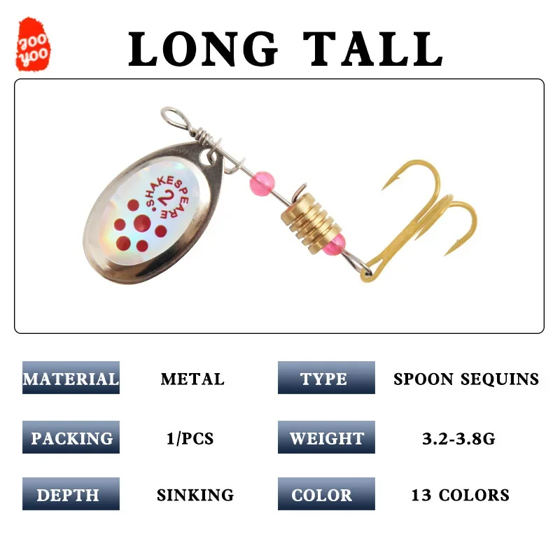 21 Uds. Cebos giratorios de 3,2g, señuelos de pesca para trucha, señuelos de pesca para lubina, trucha, tipo tipo de pez, aparejos de pesca, accesorios - imagen 4