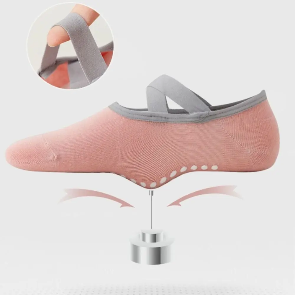 Calcetines antideslizantes sin talón para pilates y yoga transpira - imagen 2