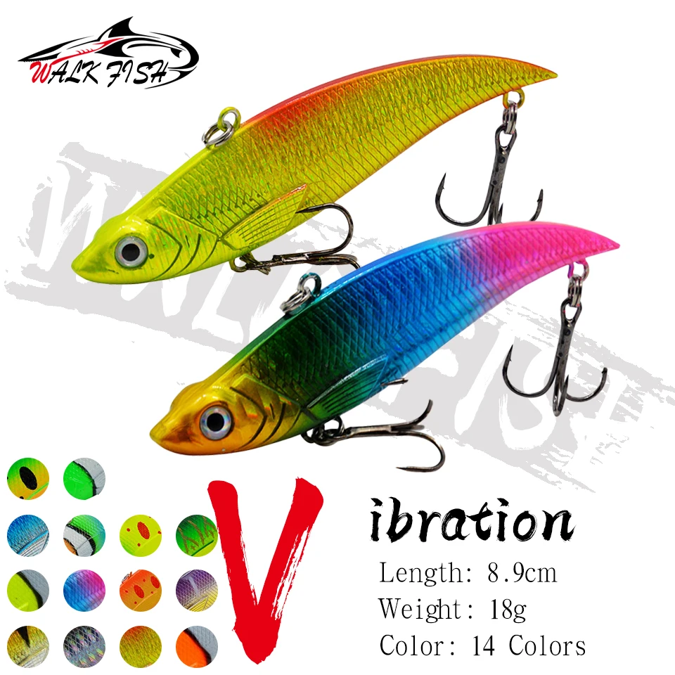 Señuelo VIB Walk Fish 89mm 18g – Largo lance y natación completa