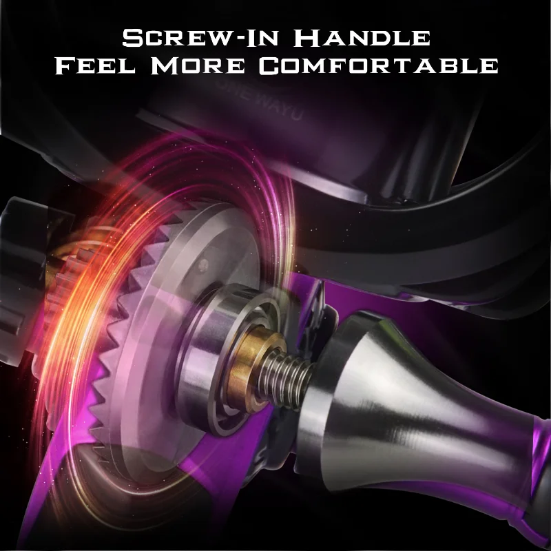 Sougayilang-carrete de pesca giratorio, resistencia al agua, potencia de arrastre máxima de 10KG, para Lucio, 1000-5000, 5,2: 1 - imagen 5