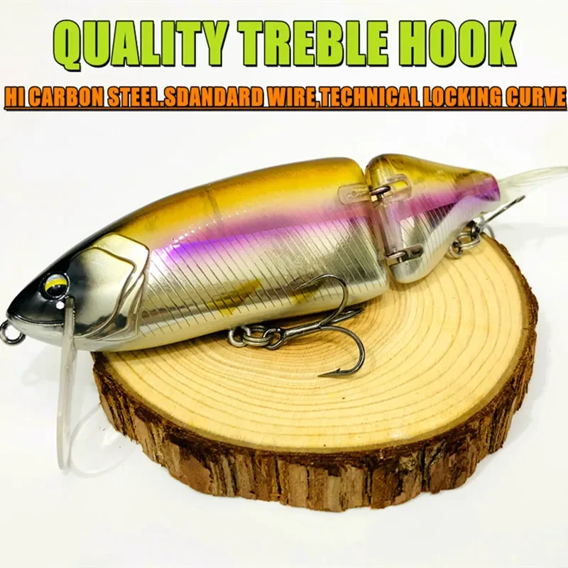 GREENSPIDER señuelo caliente cebo articulado 140mm 55g Swimbait Señuelos de Pesca cuerpo duro flotante lubina aparejos de cebo de pesca - imagen 5