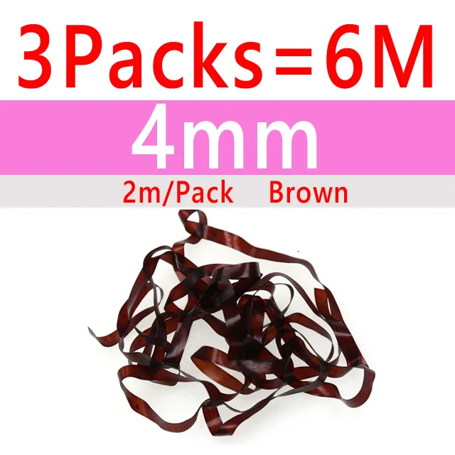 3packs 4mm Brown