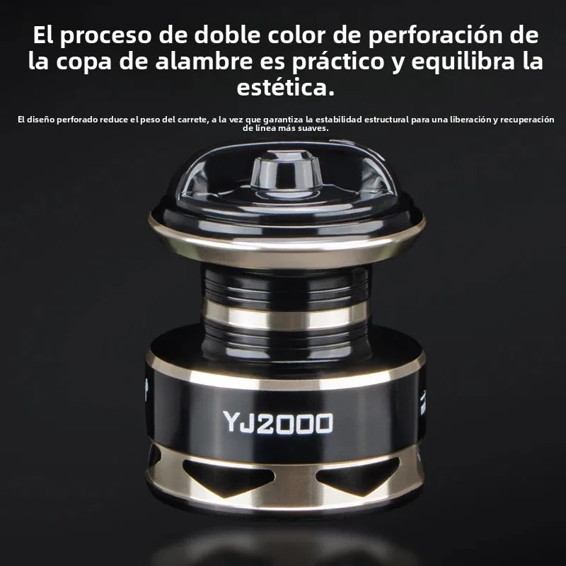 Carrete spinning ultraligero DEUKIO – 5.2:1 y 6kg de arrastre - imagen 4