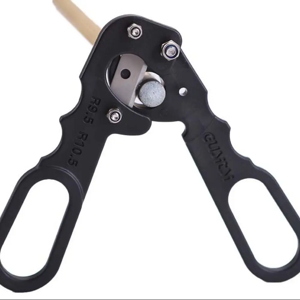 Cortador moldeador de punta de taco, herramienta de reparación de tijera, cabezal de billar de alta resistencia, recortador, cabezal de cuero, puntas de reparación de taco de repuesto - imagen 3