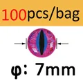 Pink 7mm 100pcs