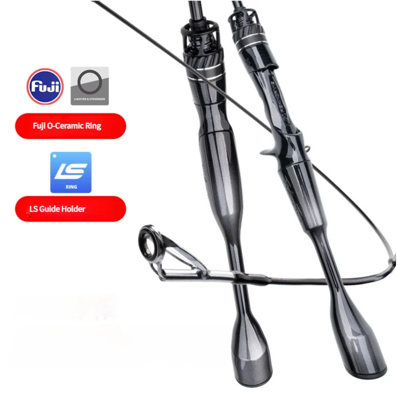 Mavllos OCKA Light BFS caña de pescar señuelo 1-7g punta sólida de carbono UL rápido 2 secciones agua dulce agua salada lubina caña de pescar giratoria