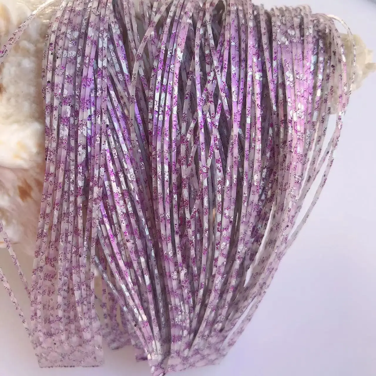 Capas de falda de silicona para Señuelos de Pesca, Material de falda de silicona para manualidades de aparejos, Spinner DIY, plantillas de goma, Buzzbait 8850-007 - imagen 5