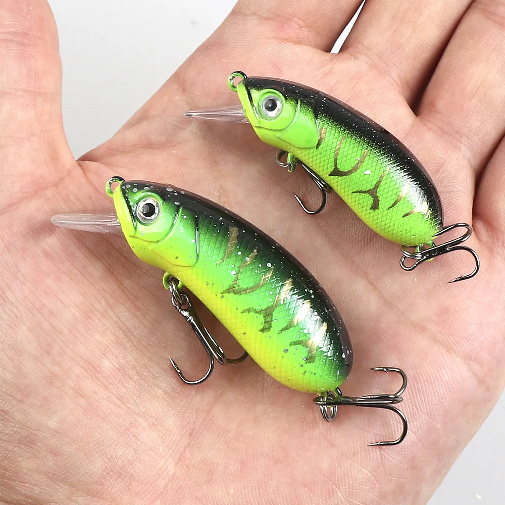 Señuelo de pesca 6cm/9,8g Swimbait Crankbait pesca Wobble cebos duros para lubina trucha agua dulce y salada - imagen 3