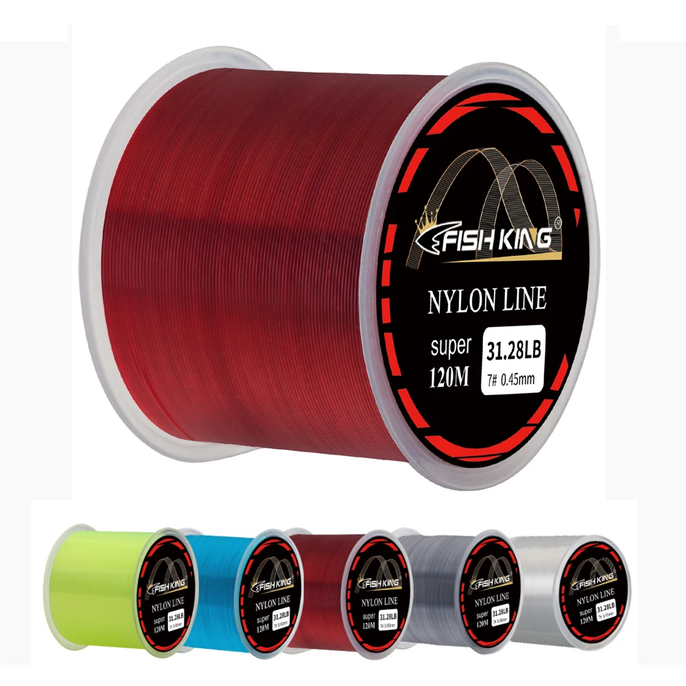 NGB 120M Super Sterke Monofilament Vislijn Japan 0.14-0.60MM 4.13-34.32LB Nylon Lijn Karpervissen accessoires