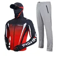red gray pants