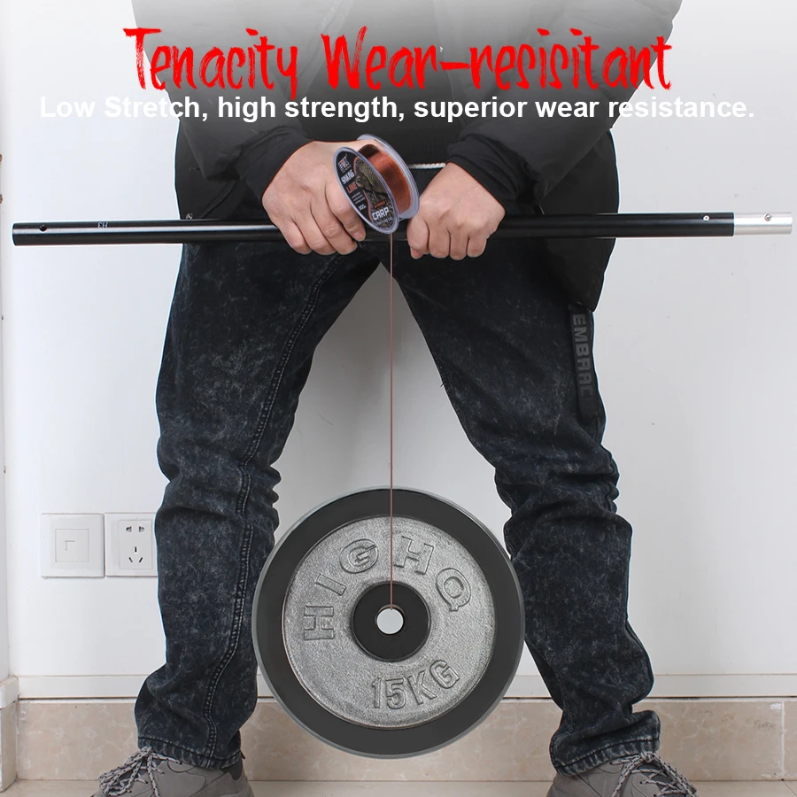 Línea de pesca con revestimiento de fluorocarbono FTK, 0,14mm-0,50mm, 4,136 lb-34,32 lb, línea líder de fibra de carbono, línea de hundimiento de alambre de señuelo de pesca - imagen 5