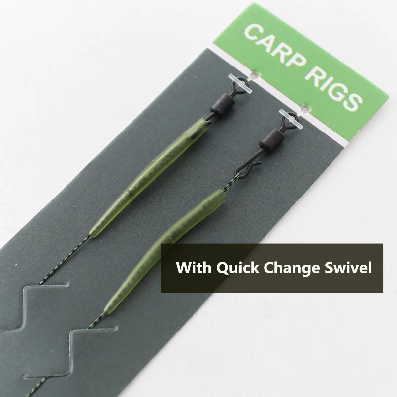 2 uds aparejos de pesca de carpa aparejos de pelo listo hecho anzuelo de pesca de carpa tamaño 2 # 4 # 6 # 8 Accesorios para equipos de pesca Pesca - imagen 5